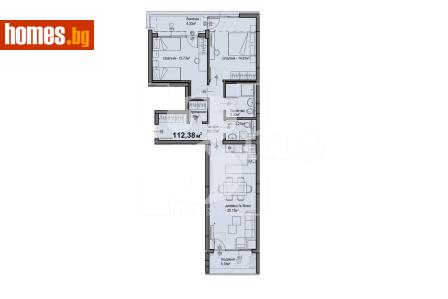 Тристаен, 112m² - Апартамент за продажба - 117219285