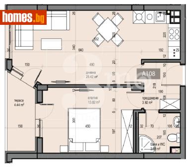 Двустаен, 70m² - Апартамент за продажба - 117219304
