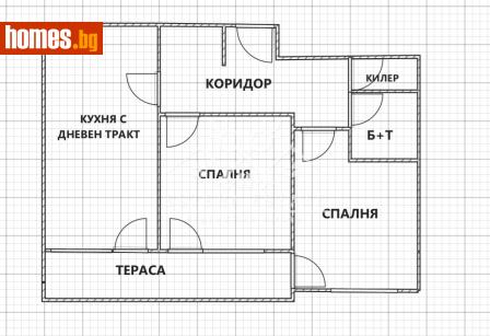 Тристаен, 96m² - Апартамент за продажба - 117219484