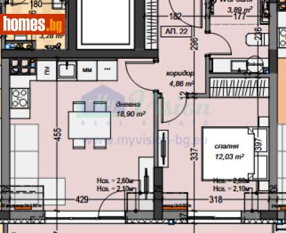 Двустаен, 71m² - Апартамент за продажба - 117238895