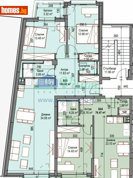 Тристаен, 124m² - Жк. Сухата Река, София - Апартамент за продажба - Myvision Real Estate - 117238942