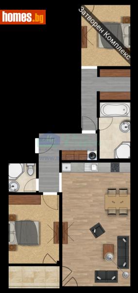 Тристаен, 116m² -  Център, София - Апартамент за продажба - Myvision Real Estate - 117238968