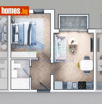 Двустаен, 58m² - Апартамент за продажба - 117239021