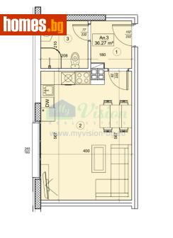 Едностаен, 46m² - Апартамент за продажба - 117239033