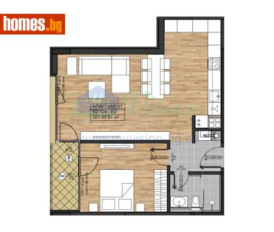 Двустаен, 85m² - Апартамент за продажба - 117239149