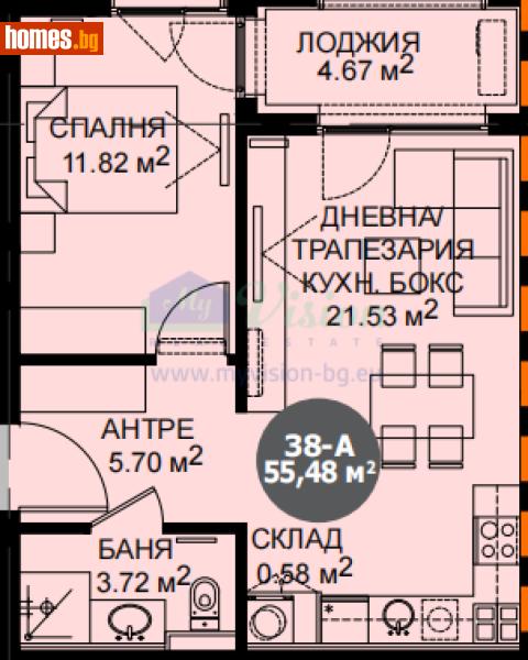 Двустаен, 65m² - Жк. Дружба 2, София - Апартамент за продажба - Myvision Real Estate - 117239194