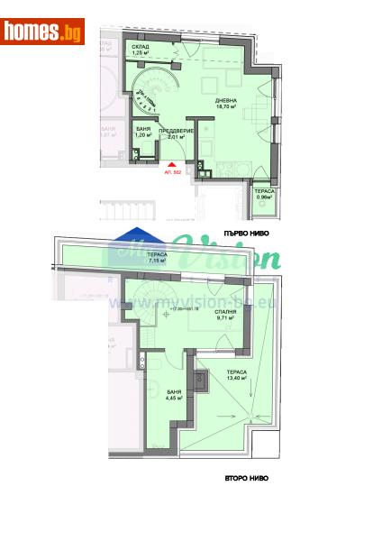 Мезонет, 95m² - Жк. Надежда 2, София - Апартамент за продажба - Myvision Real Estate - 117239212
