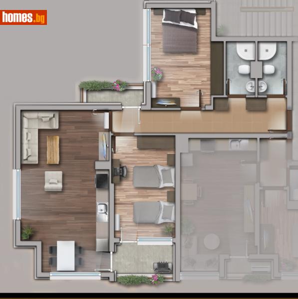 Тристаен, 120m² - Жк. Хаджи Димитър, София - Апартамент за продажба - Myvision Real Estate - 117239880