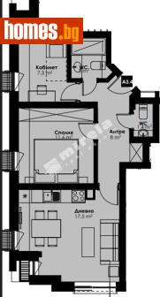 Тристаен, 73m² - Апартамент за продажба - 117250919