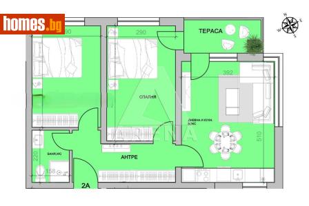 Тристаен, 90m² - Апартамент за продажба - 117264499
