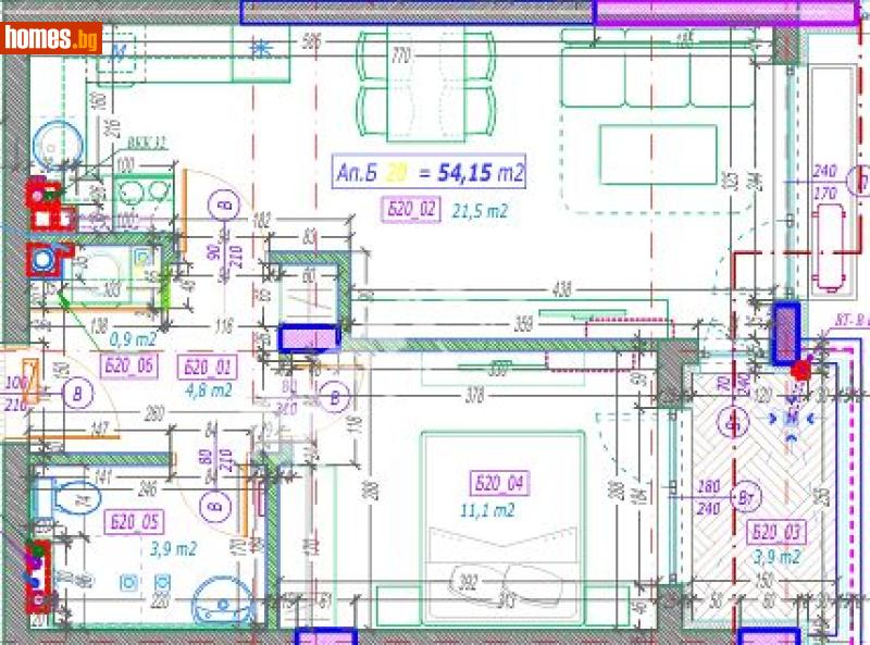 Двустаен, 66m² - Кв. Малинова Долина, София - Апартамент за продажба - МИРЕЛА - 117301164
