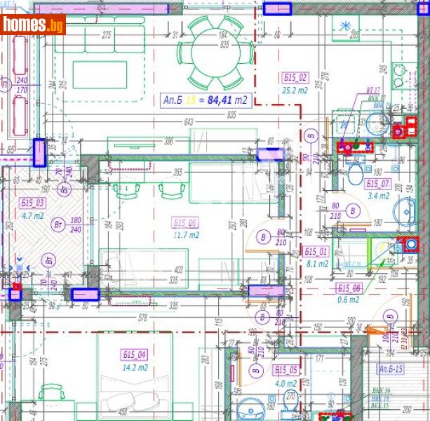 Тристаен, 104m² - Кв. Малинова Долина, София - Апартамент за продажба - МИРЕЛА - 117301166