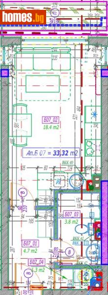 Едностаен, 41m² - Кв. Малинова Долина, София - Апартамент за продажба - МИРЕЛА - 117301170