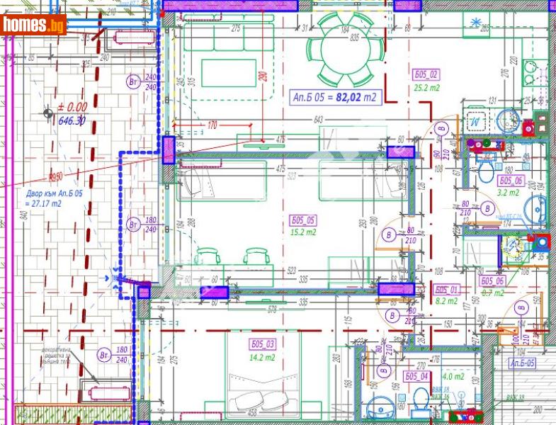 Тристаен, 101m² - Кв. Малинова Долина, София - Апартамент за продажба - МИРЕЛА - 117301172