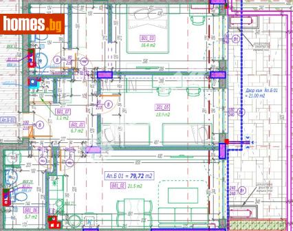 Тристаен, 98m² - Апартамент за продажба - 117301174