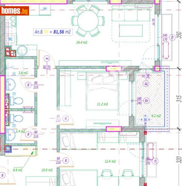 Тристаен, 100m² - Кв. Малинова Долина, София - Апартамент за продажба - МИРЕЛА - 117301179