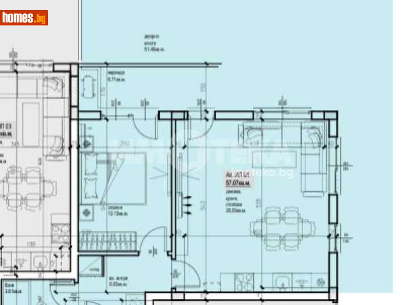 Двустаен, 75m² - Жк Южен, Пловдив - Апартамент за продажба - ИМОТЕКА АД - 117301259