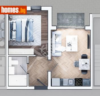 Двустаен, 59m² - Апартамент за продажба - 117301824