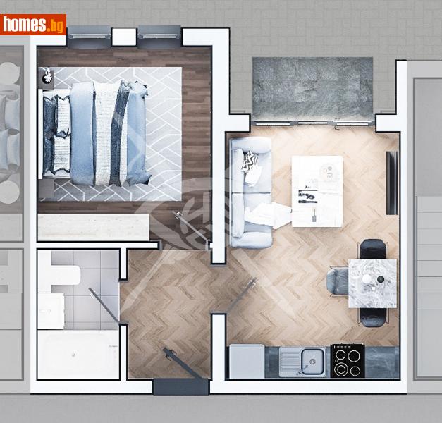 Двустаен, 59m² -  Център, София - Апартамент за продажба - ЕКС НВД - 117301824