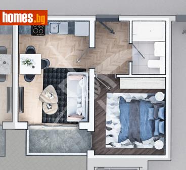 Двустаен, 57m² - Апартамент за продажба - 117302028