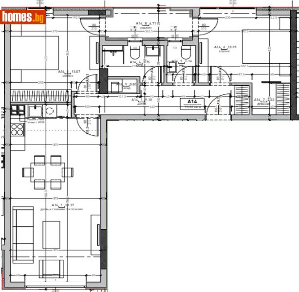 Тристаен, 113m² - Жк. Дружба 1, София - Апартамент за продажба - Титан Пропъртис - 117302093