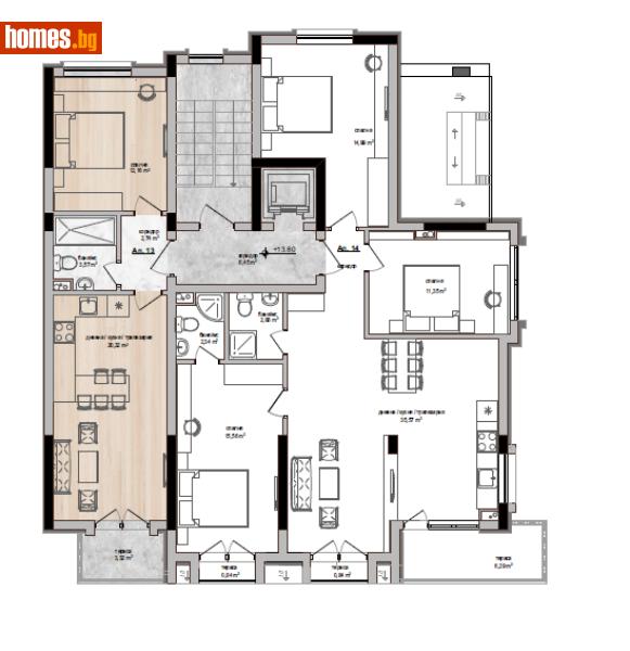 Двустаен, 61m² -  Център, Хасково - Апартамент за продажба - Имоти Мира - 117320703