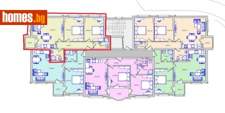 Тристаен, 91m² - Апартамент за продажба - 117321987