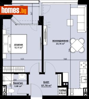 Двустаен, 67m² - Апартамент за продажба - 117354155
