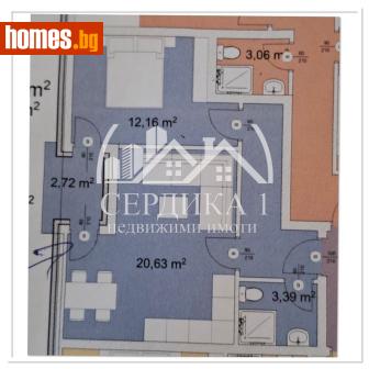 Двустаен, 59m² - Апартамент за продажба - 117362292