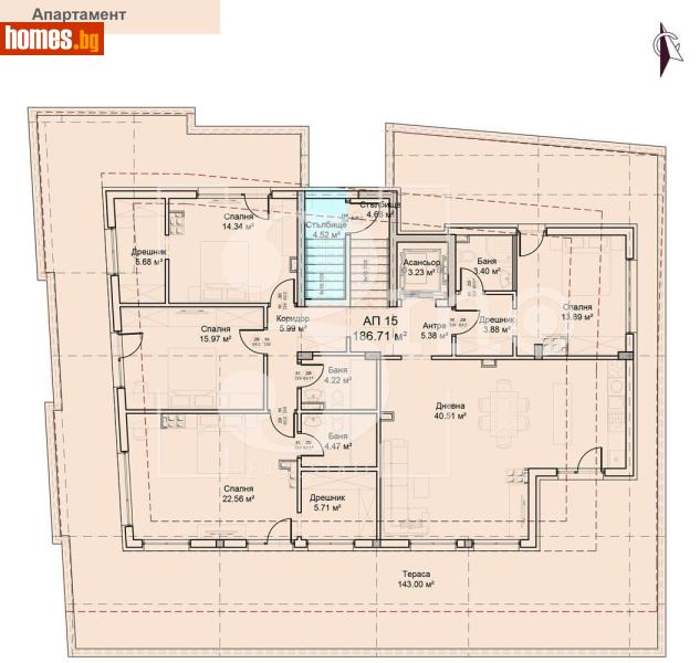 Многостаен, 360m² - Кв. Модерно Предградие, София - Апартамент за продажба - 3mo офис Амалтея - 117368321