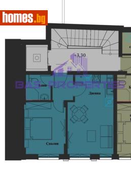 Двустаен, 51m² - Апартамент за продажба - 117380416