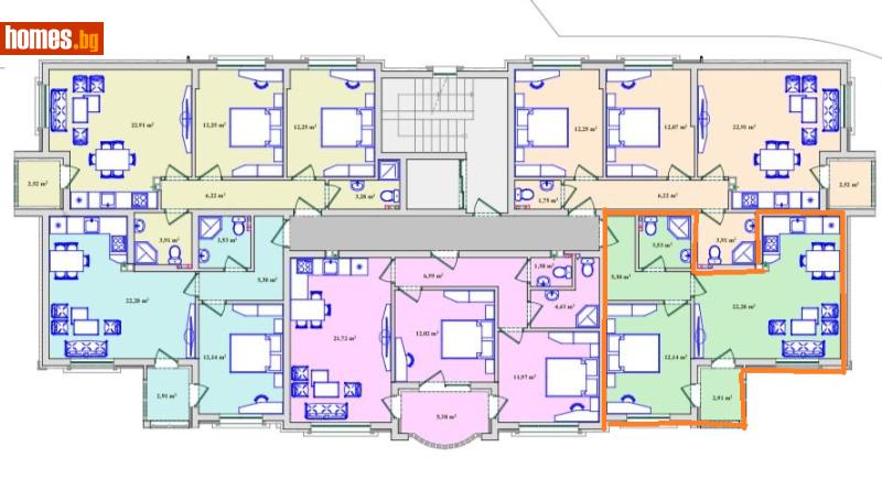 Двустаен, 67m² -  Център, Хасково - Апартамент за продажба - Имоти Мира - 117387613