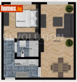 Двустаен, 46m² - Апартамент за продажба - 117402347