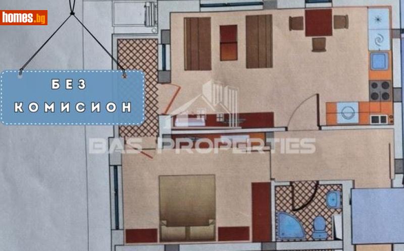 Двустаен, 64m² - Кв. Малинова Долина, София - Апартамент за продажба - BasProperties - 117416896