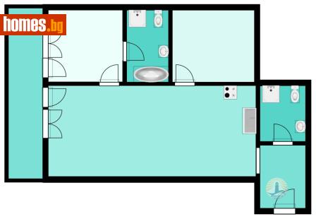 Тристаен, 109m² - Апартамент за продажба - 117422280