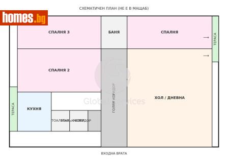Многостаен, 102m² - Апартамент за продажба - 117455461
