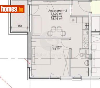 Двустаен, 70m² - Апартамент за продажба - 117455483