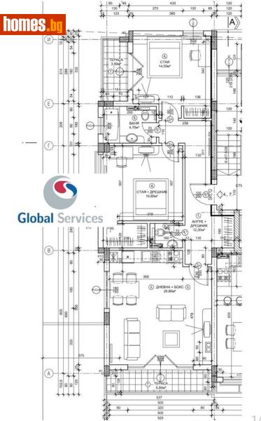 Тристаен, 117m² - Кв. Княжево, София - Апартамент за продажба - Глобъл Сървисиз ООД - 117455729