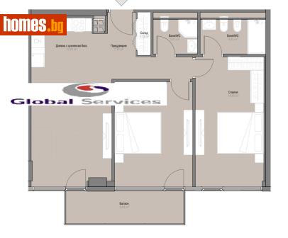Тристаен, 118m² - Апартамент за продажба - 117456090