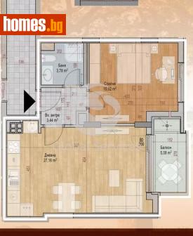 Двустаен, 80m² - Апартамент за продажба - 117456257