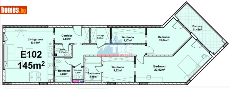 Тристаен, 177m² - Жк. Полигона, София - Апартамент за продажба - ТЕНДЕНЗ РИАЛ ЕСТЕЙТ - 117464474