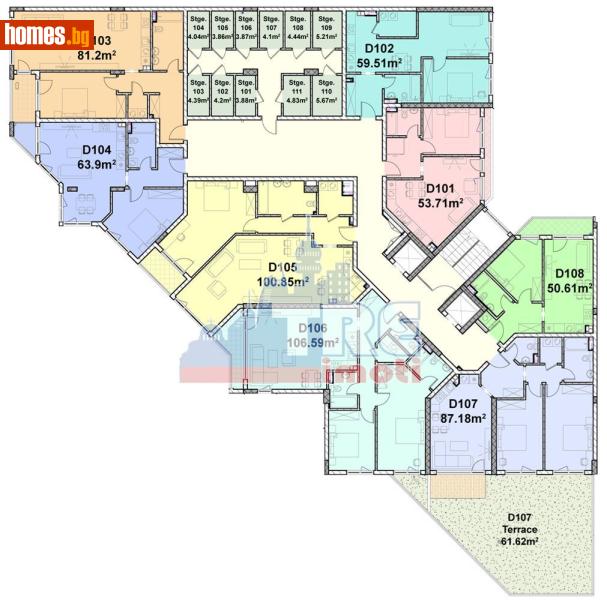 Двустаен, 119m² - Жк. Полигона, София - Апартамент за продажба - ТЕНДЕНЗ РИАЛ ЕСТЕЙТ - 117464545