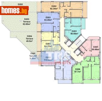 Двустаен, 168m² - Апартамент за продажба - 117464549