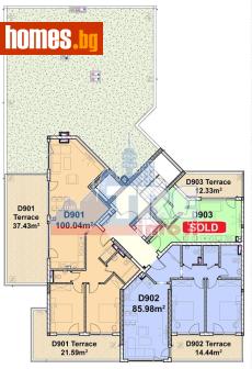 Тристаен, 366m² - Апартамент за продажба - 117464555