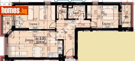 Тристаен, 108m² - Апартамент за продажба - 117479060