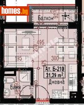 Едностаен, 37m² - Апартамент за продажба - 117479066