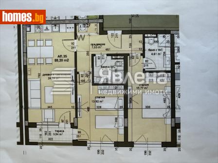 Тристаен, 103m² - Апартамент за продажба - 117479170