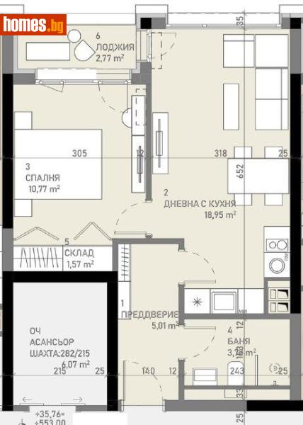 Двустаен, 61m² - Жк. Банишора, София - Апартамент за продажба - Estate Factory - Фабриката за имоти - 117490408