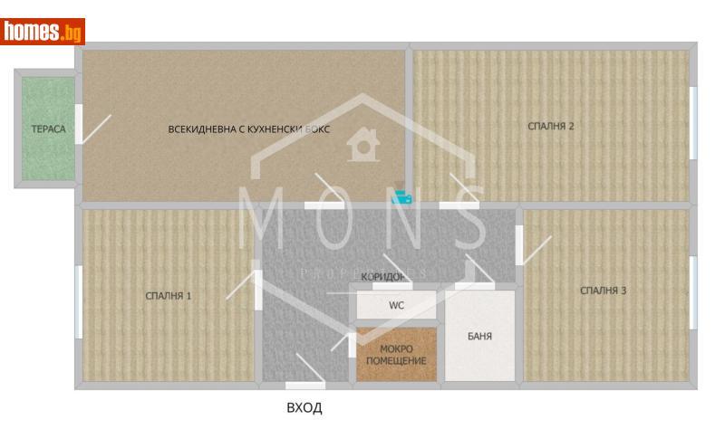 Четиристаен, 85m² - Жк. Бузлуджа, Велико Търново - Апартамент за продажба - МОНС ПРОПЪРТИС - 117491465