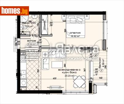 Двустаен, 73m² - Апартамент за продажба - 117492287